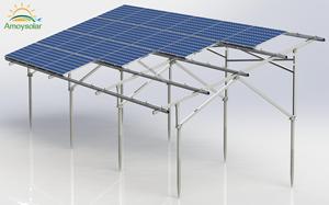 Approvisionnement <span class=keywords><strong>direct</strong></span> d'<span class=keywords><strong>usine</strong></span> Xiamen Amoysolar, support de <span class=keywords><strong>carport</strong></span> solaire anodisé. - Product Image 3