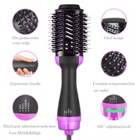 <strong>Best</strong> <strong>Selling</strong> Products Hair Curler Volumizer Salon Hot Heat Air Comb Styler Brush Negative Iron 3 4 in 1 Straightener Blow Dryer