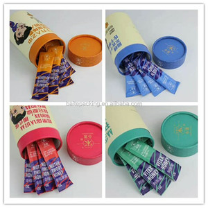 Chất lượng cao xi lanh các tông bột cà phê Matcha thực phẩm có thể gói hộp thiết kế Trà đen rượu gia vị bao bì ống giấy - Product Image 4