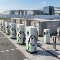 Borne de Recharge VE 7kW/22kW/120kW Industrielle 240kW IP55 Interface Combo CCS2 Boîtier de Recharge DC Séparé pour Véhicules Électriques Sous-station Solution de Stockage d'Énergie pour Flotte Chargeur Rapide DC