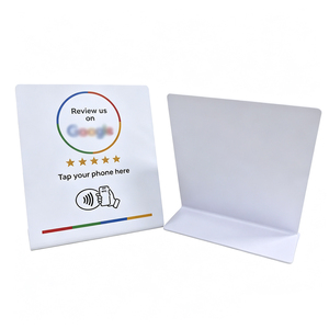 Carte Google Review programmable 13,56 MHz NFC pour table, configurée indépendamment pour lier la carte à la carte de visite. - Product Image 5