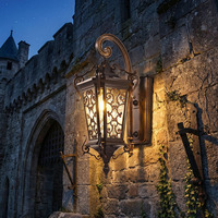 Applique murale extérieure étanche, lampes LED d'extérieur, lampadaire, lampe de jardin, éclairage extérieur