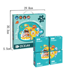 <span class=keywords><strong>Puzzle</strong></span> Educativo Creativo <span class=keywords><strong>4</strong></span> in 1, 73 <span class=keywords><strong>Pezzi</strong></span>, Gioco di Assemblaggio per Bambini - Product Image 4