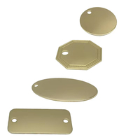 Plaque ronde vierge en laiton estampée sur mesure OEM en gros, découpée au laser
