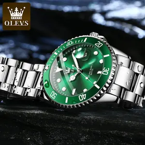 Luxury Brand OLEVS 5885 Men Business Wrist Watch Men Fashion Business Chronograph Quartz Watch Supplier In China