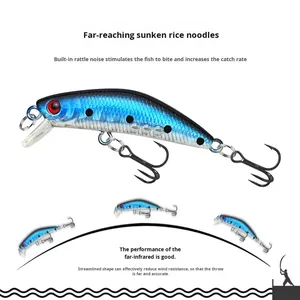 Señuelo de Pesca SWORDFISH para Salmón y Zander, Micro Minnow Suspendido de 4.5cm/2.8g, Cebo Duro de ABS, Hundimiento Lento, Largo Alcance para Lago/Río/Cuenca - Product Image 3