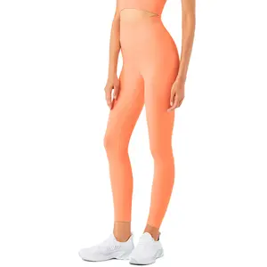 高腰回收女式瑜伽裤时尚设计紧身运动服女式锻炼打底裤