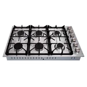 Hyxionmanufacture6 Burnerprofessional Cooktop Gasgas Stove Cooktop Counter Tops Stovegas Cooktop Accessoriesgas Stove