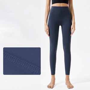 Leggings de yoga pour femmes en gros, effet seconde peau, taille haute, effet push-up, 46 couleurs, poche, séchage rapide, collants de sport, vêtements de yoga - Product Image 3