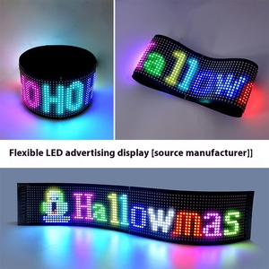 مرنة USB 5V أدى علامة رقمية صغيرة ديي للبرمجة التمرير أدى علامات سيارة تطبيق بلوتوث الخدمة الذاتية الأعمال - Product Image 4