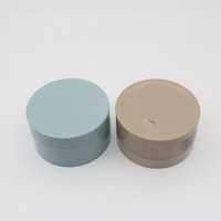 Pot cosmétique vide en plastique PET rond de 200 ml pour crème, lotion, crème contour des yeux, soins de la peau, gommage pour cheveux et lèvres, avec impression personnalisée