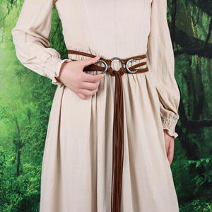 Ceinture longue vintage médiévale à nœuds pour <span class=keywords><strong>femme</strong></span>, accessoire de taille de sorcière nordique, ornement de costume <span class=keywords><strong>viking</strong></span> de la Renaissance pour Pâques - Product Image 2