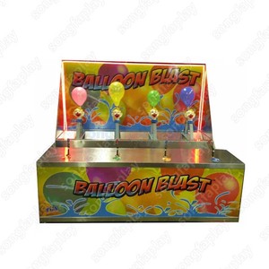<span class=keywords><strong>Gioco</strong></span> di Sparo d'Acqua con Palloncini per 4 Giocatori, <span class=keywords><strong>Gioco</strong></span> <span class=keywords><strong>Interattivo</strong></span> con Pistole ad Acqua per Carnevale, Attrezzatura per Stand Fieristici - Product Image 1
