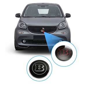 <b>Smart</b> 453 Front Grille Emblem Black B Logo <b>Car</b> Styling <b>Accessory</b> - Product Image 1