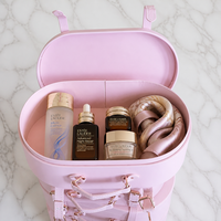 Boîte cadeau personnalisée de luxe en PU avec poignée et logo estampé or pour enfants sur le thème du Plein Lune