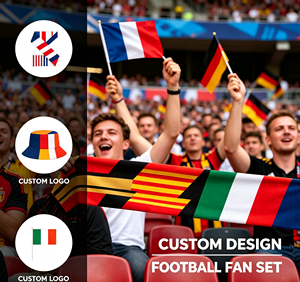 Ensemble Écharpe et Bonnet Personnalisés pour Supporters de Football – Articles de Supporter en Satin pour Clubs Sportifs, Tournois et Événements Corporatifs - Product Image 6