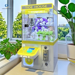Mini-grue commerciale à monnayeur pour attraper les peluches, vente en gros d'usine, logo personnalisé, marque <span class=keywords><strong>LeChen</strong></span>, pour les boutiques de cadeaux - Product Image 5