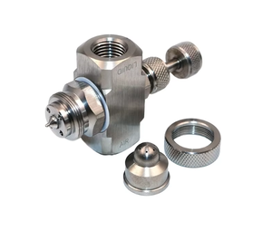 Boquilla de Atomización de Aire de Dos Fluidos de Acero Inoxidable, Boquilla de Pulverización Neumática para Enfriamiento y Humidificación, <span class=keywords><strong>Atomizador</strong></span> Industrial de Niebla Fina - Product Image 1