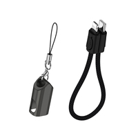 Voyage et transport pratiques lors de la sortie lanière câble de charge porte-clés câble de données de téléphone portable pour iPhone