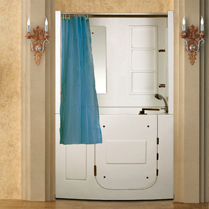 Anziani accessibile porta aperta giapponese casa seduta <span class=keywords><strong>vasca</strong></span> da bagno in acrilico <span class=keywords><strong>con</strong></span> <span class=keywords><strong>doccia</strong></span> generale <span class=keywords><strong>a</strong></span> temperatura costante - Product Image 2