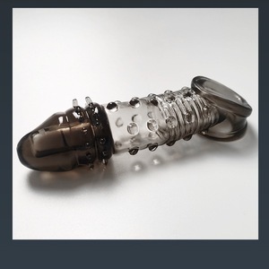Anillo para Pene con Diseño de Colmillo de Lobo, Transparente, con Púas de Cristal, Material TPE, Juguete Sexual para Adultos - Product Image 3
