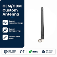 Router Inalámbrico 2.4GHz GSM con Antena WiFi de Interfaz Roscada, 5dBi de Alta Ganancia, Tipo Omni Rubber Duck para Tarjeta de Red AP, OEM Personalizado