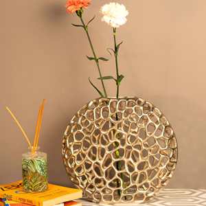 Floreros de mesa modernos de Interior para sala de estar 2024 macetas de urnas de aluminio de calidad superior para decoración de jardín superventas - Product Image 5