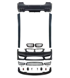 Kit de carrocería Tuning Performance Style E90, kit de carrocería de parachoques delantero para <span class=keywords><strong>BMW</strong></span> 318i Bodykit M3 M4 MT, capó, falda lateral, rejilla, guardabarros, kit de carrocería - Product Image 2