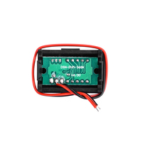 DC4-30V Voltmeter 2 kawat 0.36 inci 2 kawat 3-digit Panel Meter tegangan merah, biru, hijau dan kuning tampilan LED modul Voltmeter