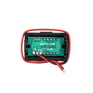 0.36 Inch <span class=keywords><strong>2</strong></span>-draads Voltmeter DC4-30V <span class=keywords><strong>2</strong></span>-draads <span class=keywords><strong>3</strong></span>-cijferige Spanningspaneelmeter Rood, Blauw, Groen En Geel Led-Display Voltmeter Module - Product Image 6