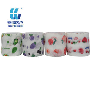 2.5CM * 4.5M Animal Cartoon Print Non-Woven Auto-Adhésif <span class=keywords><strong>Bandage</strong></span> Cohésif Sangle Doigt <span class=keywords><strong>Bandage</strong></span> - Product Image 5