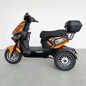 Motocicleta de 3 Ruedas, Scooter de 600W 60V, Carrocería Abierta, 300kg, Triciclo Cerrado con Asiento Abierto para Pasajeros - Product Image 3
