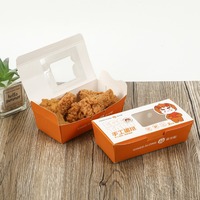 Maßgefertigte Weiße Karton-Eierkuchenbox mit Klarsichtfenster und Individuellem Logo für Bäckerei, Dessertladen, Party, Catering und Lieferung