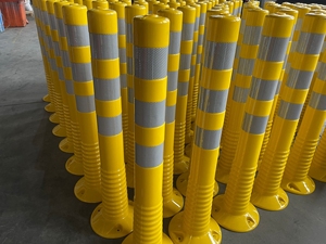 ROADSAFE PU Flexible Road Barrier 2024 Green Delineator Trafffic Post <strong>Bollard</strong> Traffic Warning Post 75cm