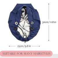 Bonnet de travail unisexe en coton double couche à rayures, respirant, pour médecins, chefs et post-partum