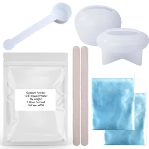 Timesrui Gypsum Powder Kit For DIY Casting Molds Fast Curing Resin Leveling Easy To Mix Casting And Coating Resin Casting Resin