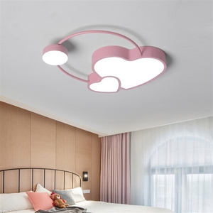 Đèn phòng trẻ em hai trái tim, Trần giường hình trái tim, dễ thương và nhiều màu cho bé trai - Product Image 4