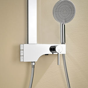 Venta directa <span class=keywords><strong>de</strong></span> fábrica Juego <span class=keywords><strong>de</strong></span> grifo <span class=keywords><strong>de</strong></span> ducha negro moderno Baño montado en la pared Juego <span class=keywords><strong>de</strong></span> mezclador <span class=keywords><strong>de</strong></span> ducha <span class=keywords><strong>de</strong></span> latón Baño - Product Image 2