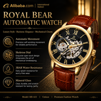 Montre automatique pour homme de luxe de haute qualité, étanche et lumineuse, avec bracelet personnalisable en plusieurs matériaux