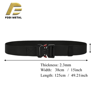 T5001R özel Logo taktik köpek tasması Rottweilers ve alman çoshepheriçin ayarlanabilir toka ile - Product Image 2