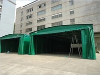 Hangar de garage pliant portable de haute qualité abri de stationnement de voiture mobile rétractable tente push-pull
