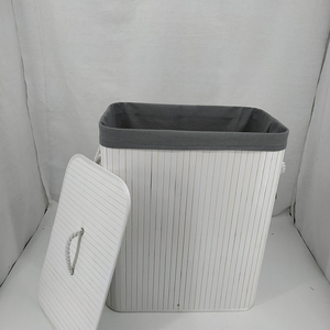 Handmade Fold Bamboo <strong>Basket</strong> / <strong>Wood</strong> Chip <strong>Basket</strong> - Product Image 3