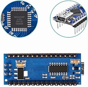 AIsmartlink 5V 16M Micro Contrôleur Compatible <span class=keywords><strong>Nano</strong></span> Board V3.0 ATmega328P/CH340 Pour <span class=keywords><strong>Arduino</strong></span> <span class=keywords><strong>Nano</strong></span> (avec Câbles) - Product Image 3
