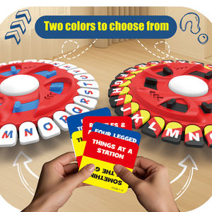 <span class=keywords><strong>Juego</strong></span> <span class=keywords><strong>de</strong></span> <span class=keywords><strong>Mesa</strong></span> Familiar <span class=keywords><strong>de</strong></span> 26 <span class=keywords><strong>Letras</strong></span> <span class=keywords><strong>de</strong></span> Ritmo Rápido para Pensamiento Ágil, Carreras <span class=keywords><strong>de</strong></span> Palabras y Juguete Educativo con Temporizador - Product Image 3