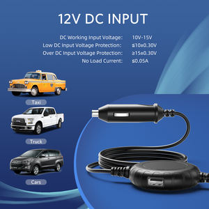 Chargeur de voiture USB universel 100W adaptateur de prise de câble pour allume-cigare pour la plupart des ordinateurs portables avec 8-16 embouts - Product Image 3