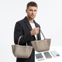 Sac fourre-tout en cuir PU imperméable de haute qualité à motif litchi pour femmes, élégant, grande capacité, usage quotidien