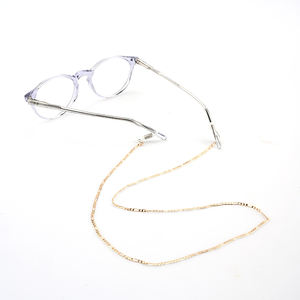 Cadena para <span class=keywords><strong>Gafas</strong></span> de Sol de Metal para <span class=keywords><strong>Mujer</strong></span>, Accesorios Ópticos de Alta Calidad, Antideslizante, Resistente al Sudor, Color Dorado - Product Image 1