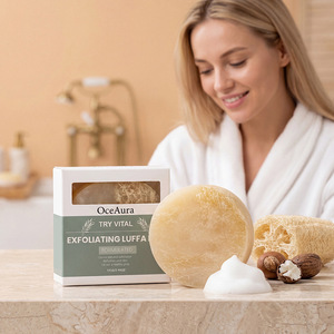<b>Loofah</b> cleansing soap gently moisturizes and cleanses the body's skin daily soft and smooth skin - Product Image 1