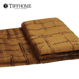 TIFFHOME Coperta in Misto Pile Stile <span class=keywords><strong>Old</strong></span> Money, Coperta Tessuta Gialla Testurizzata per Soggiorno, Divano, Comodino - Product Image 5