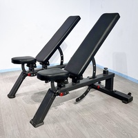 Banc de musculation réglable multifonctionnel en acier robuste pour la musculation et les entraînements complets du corps